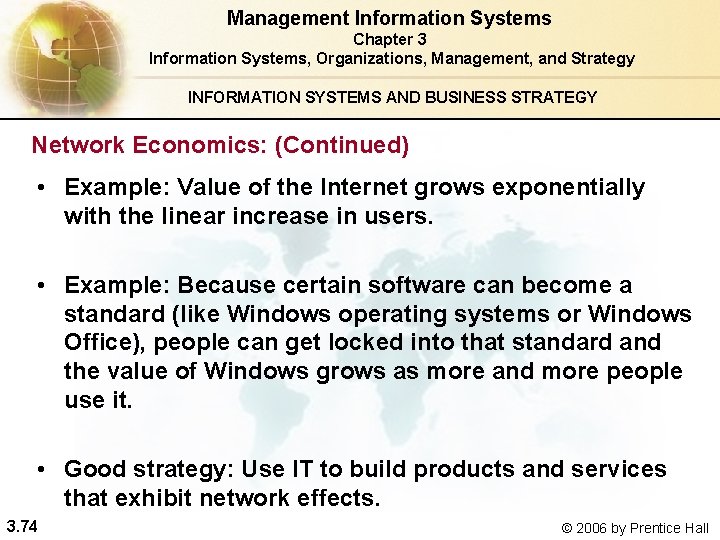 Management Information Systems Chapter 3 Information Systems, Organizations, Management, and Strategy INFORMATION SYSTEMS AND