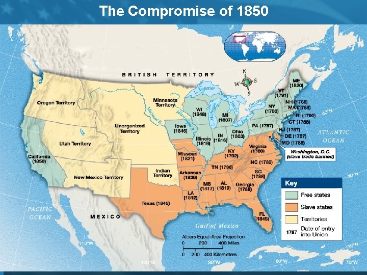 The Compromise of 1850 Chapter 16, Section 2 