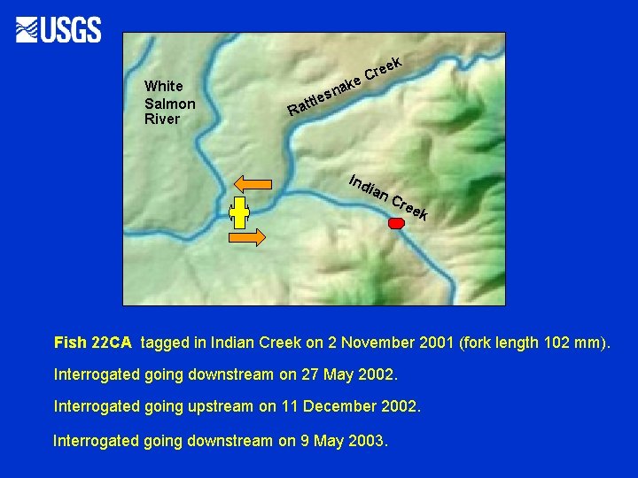 k White Salmon River ak n s e e e Cre ttl Ra Ind