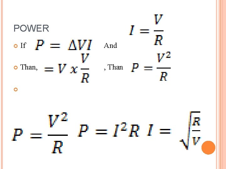 POWER If And Than, , Than 