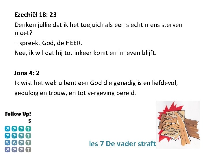 Ezechiël 18: 23 Denken jullie dat ik het toejuich als een slecht mens sterven