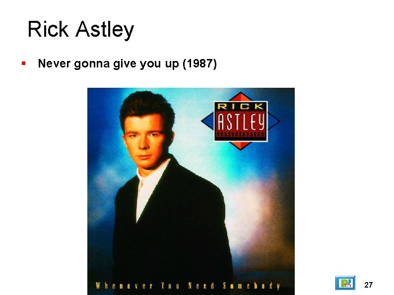 Rick Astley Never gonna give you up (1987) 27 