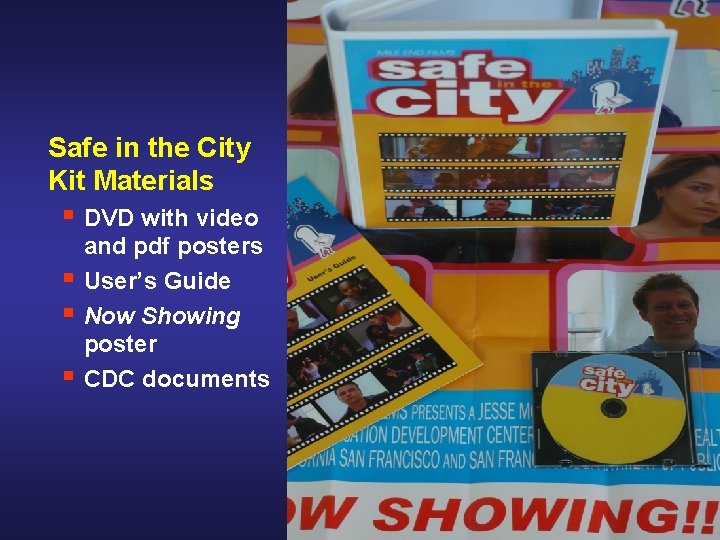 Safe in the City Kit Materials § DVD with video § § § and