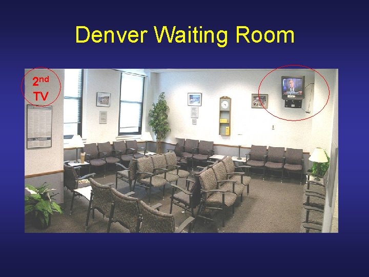 Denver Waiting Room 2 nd TV 