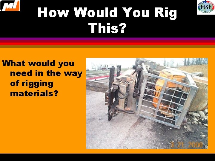 How Would You Rig This? What would you need in the way of rigging