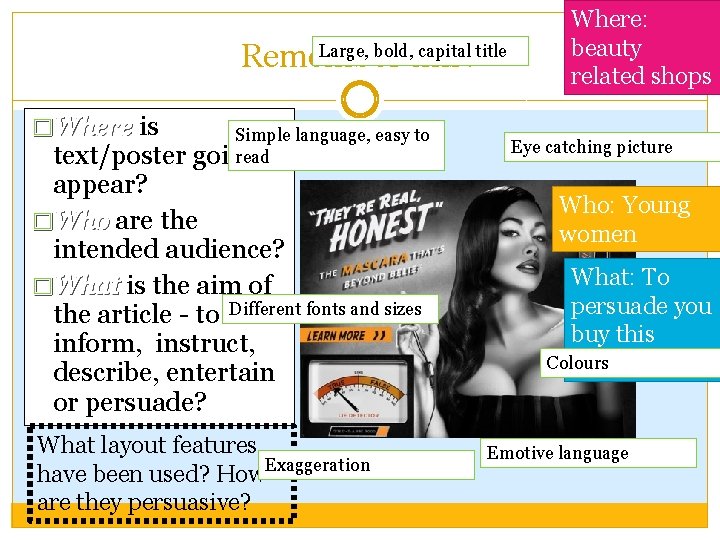 Large, bold, capital title Remember this? �Where is Simple language, easy to readto going Large, bold, capital title Remember this? �Where is Simple language, easy to readto going