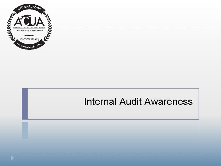 Internal Audit Awareness 