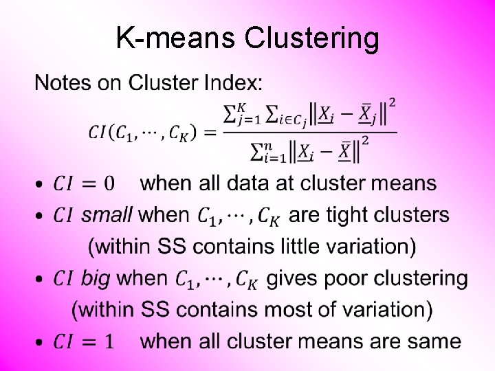 K-means Clustering • 