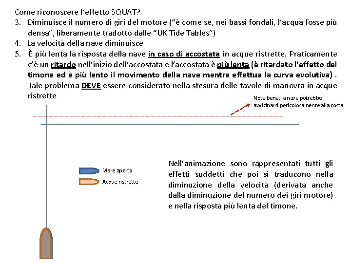 Come riconoscere l’effetto SQUAT? 3. Diminuisce il numero di giri del motore (“è come