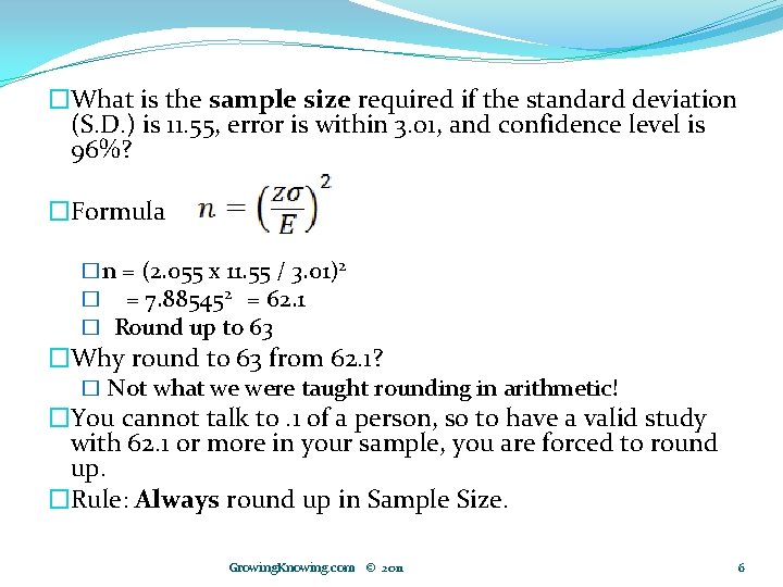 �What is the sample size required if the standard deviation (S. D. ) is