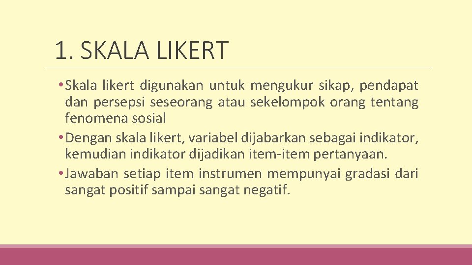 Skala Pengukuran Dan Instrumen Penelitian Rita Tri Yusnita