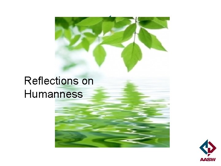 Reflections on Humanness 