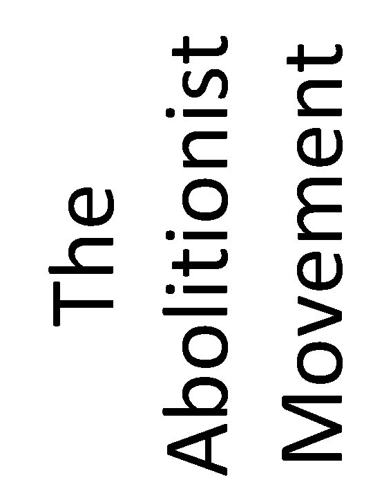 The Abolitionist Movement The Abolitionist Movement