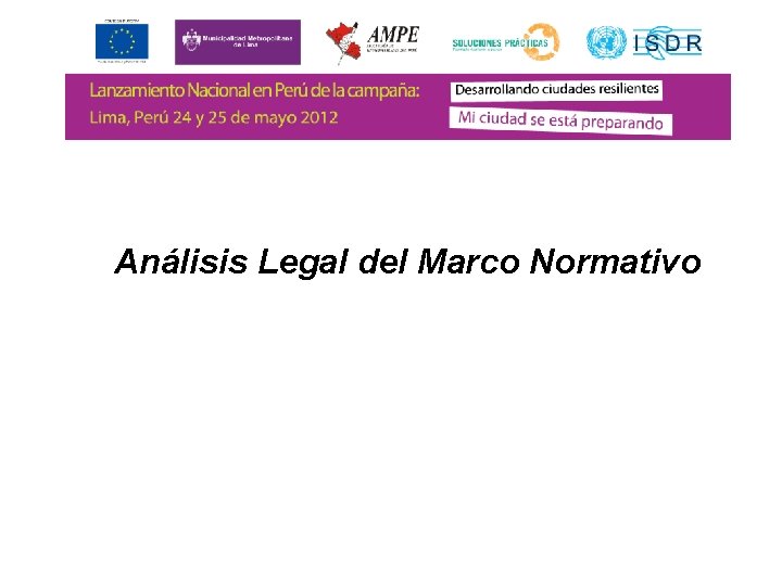 Análisis Legal del Marco Normativo 