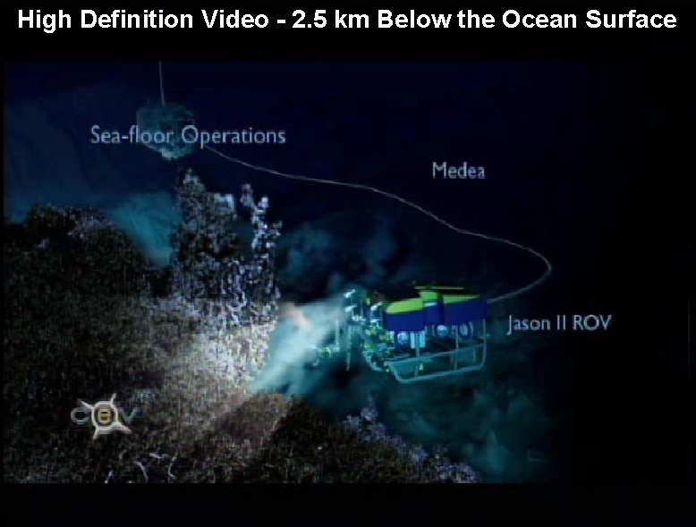 High Definition Video - 2. 5 km Below the Ocean Surface 