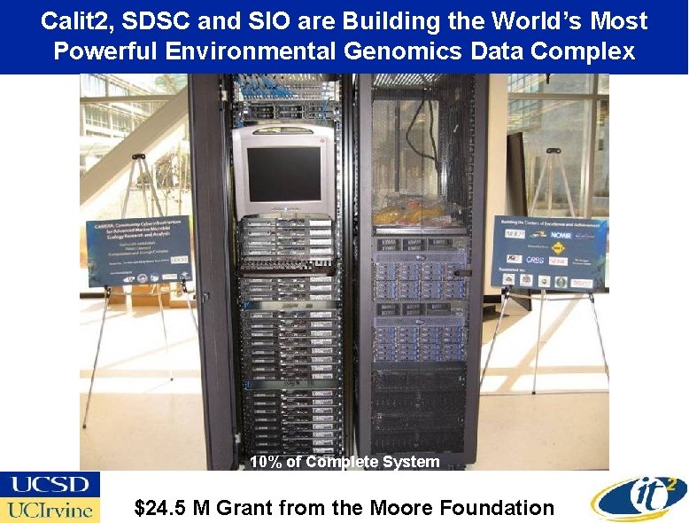 Calit 2, SDSC and SIO are Building the World’s Most Powerful Environmental Genomics Data