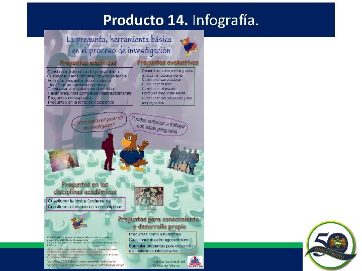 Producto 14. Infografía. Producto 14. Infografía.