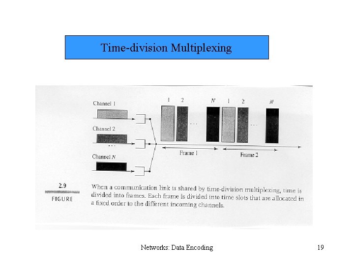 Time-division Multiplexing Networks: Data Encoding 19 