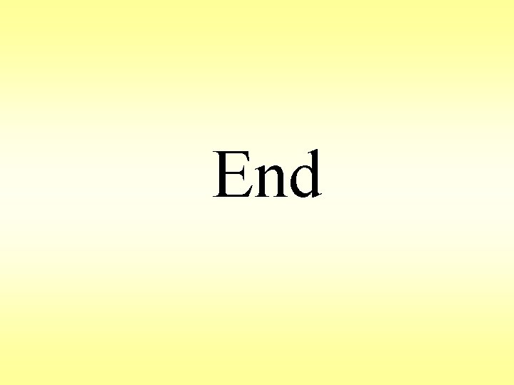 End 