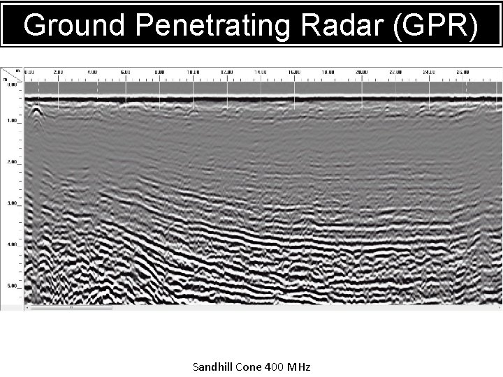 RADARRadar (GPR) Ground Penetrating Sandhill Cone 400 MHz 