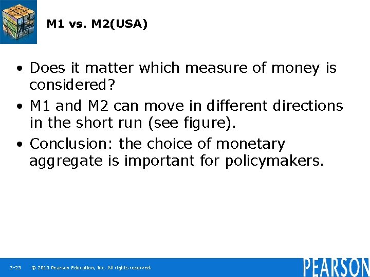 M 1 vs. M 2(USA) • Does it matter which measure of money is