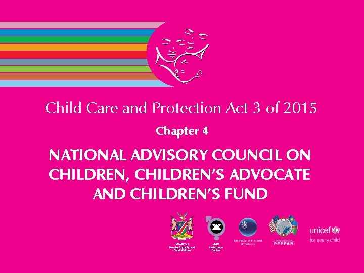 Child Care and Protection Act 3 of 2015 Chapter 4 NATIONAL ADVISORY COUNCIL ON