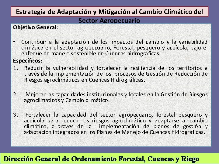 Estrategia Ambiental de Adaptacin y Mitigacin al Cambio