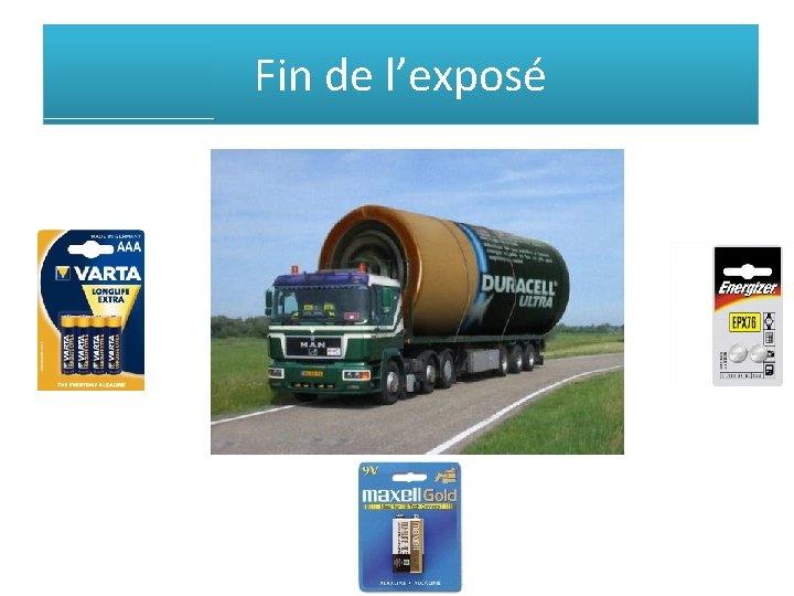 Fin de l’exposé 
