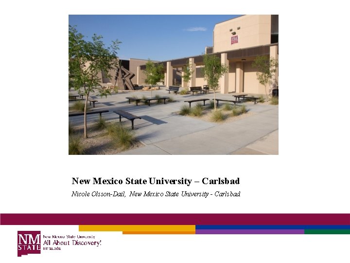 New Mexico State University – Carlsbad Nicole Olsson-Dail, New Mexico State University - Carlsbad