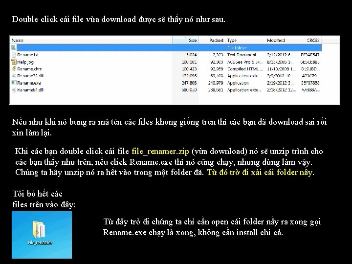 Double click cái file vừa download được sẽ thấy nó như sau. Nếu như