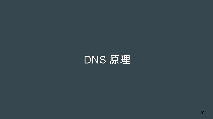 DNS 原理 10 
