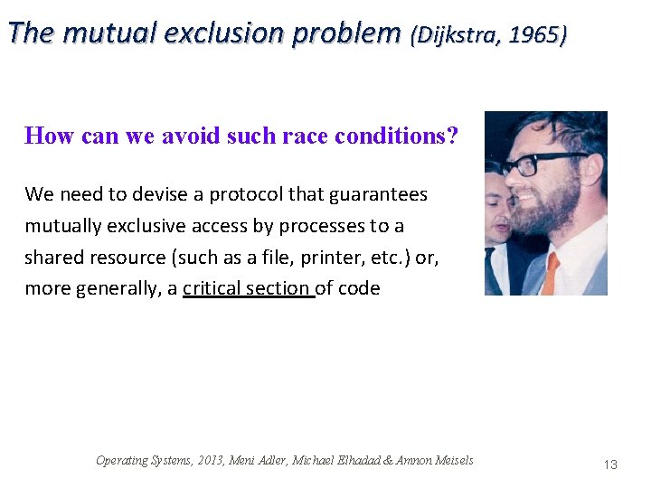 Mutual Problem Course Syllabus 1 Introduction History Views Concepts Structure