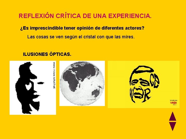 REFLEXIÓN CRÍTICA DE UNA EXPERIENCIA. ¿Es imprescindible tener opinión de diferentes actores? Las cosas