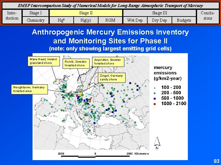 EMEP Intercomparison Study of Numerical Models for Long-Range Atmospheric Transport of Mercury Introduction Stage