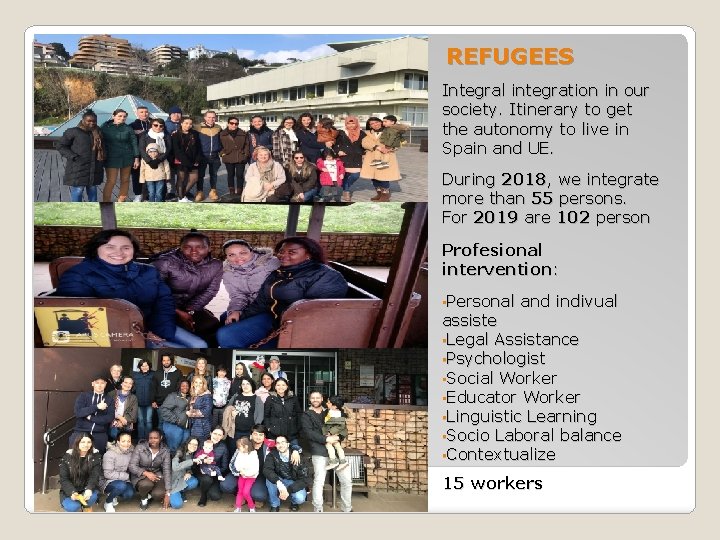 REFUGEES �Foto de Refugiados Grupo Salida a El Soplao (2) Integral integration in our