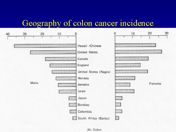 Geography of colon cancer incidence 