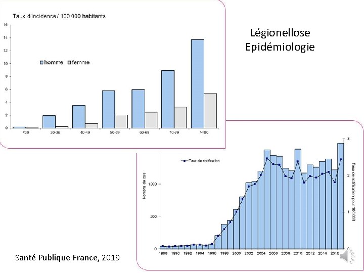 Légionellose Epidémiologie Santé Publique France, 2019 