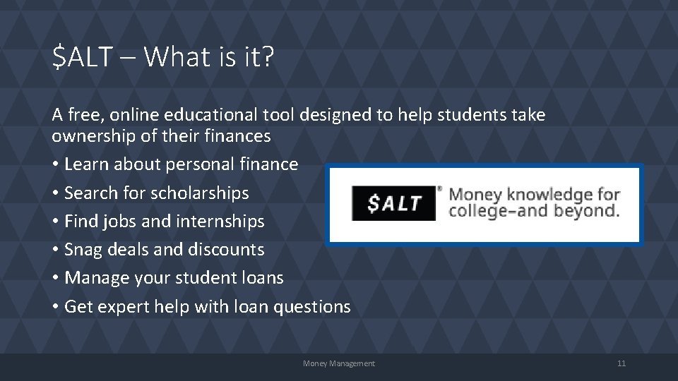 $ALT – What is it? A free, online educational tool designed to help students