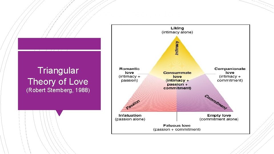 Triangular Theory of Love (Robert Sternberg, 1988) 