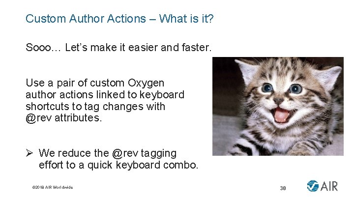 Custom Author Actions – What is it? Sooo… Let’s make it easier and faster.