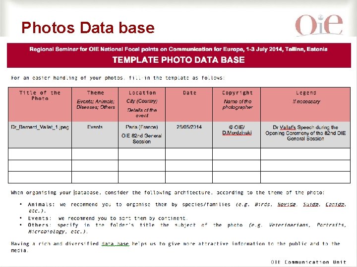Photos Data base 30 