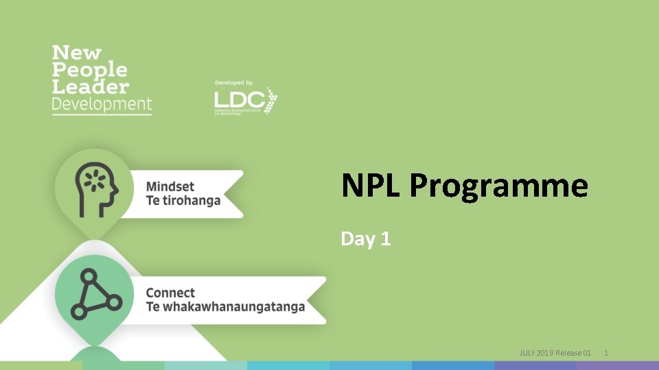 NPL Programme Day 1 JULY 2019 Release 01 1 