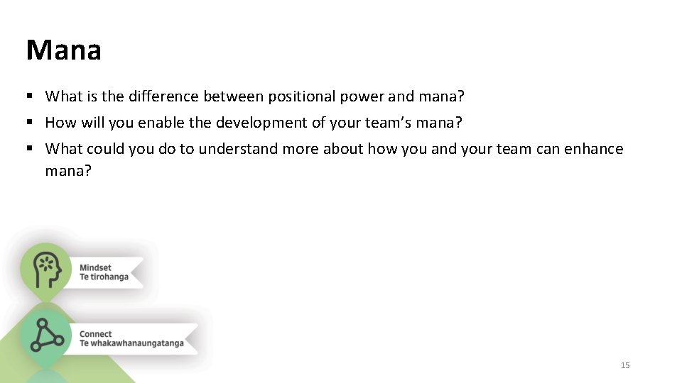 Mana What is the difference between positional power and mana? How will you enable