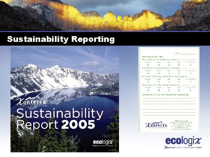 Sustainability Reporting 