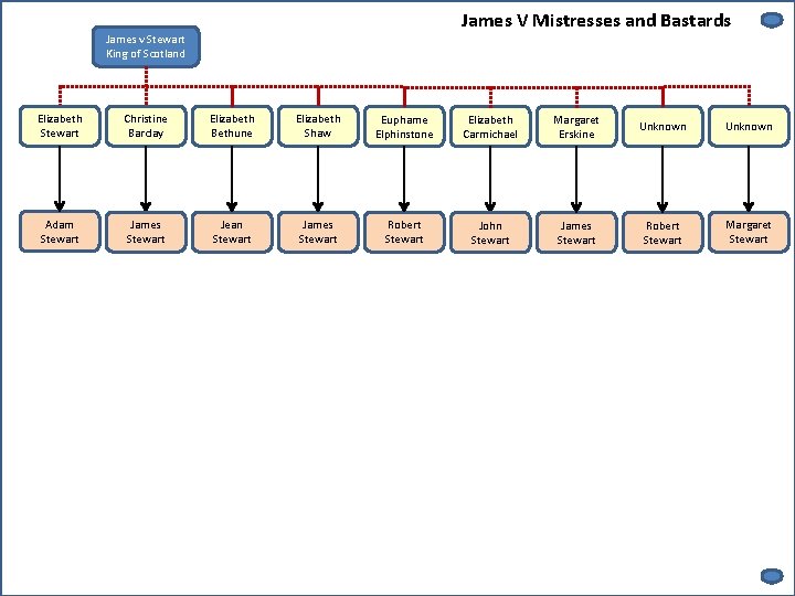 James V Mistresses and Bastards James v Stewart King of Scotland Elizabeth Stewart Christine