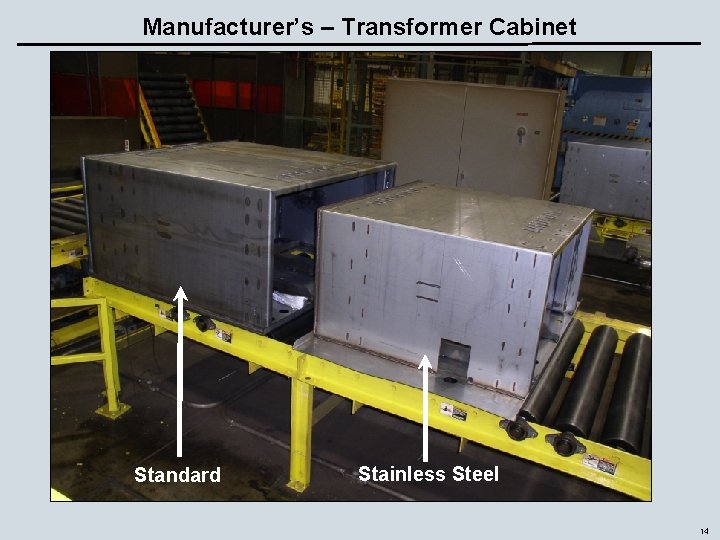 Manufacturer’s – Transformer Cabinet Standard Stainless Steel 14 