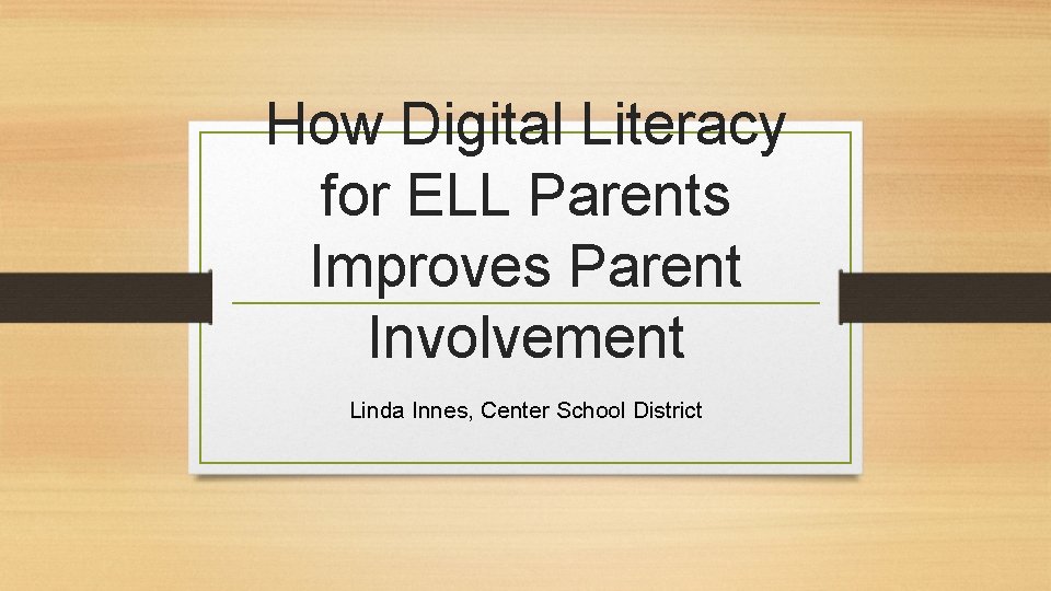 How Digital Literacy for ELL Parents Improves Parent
