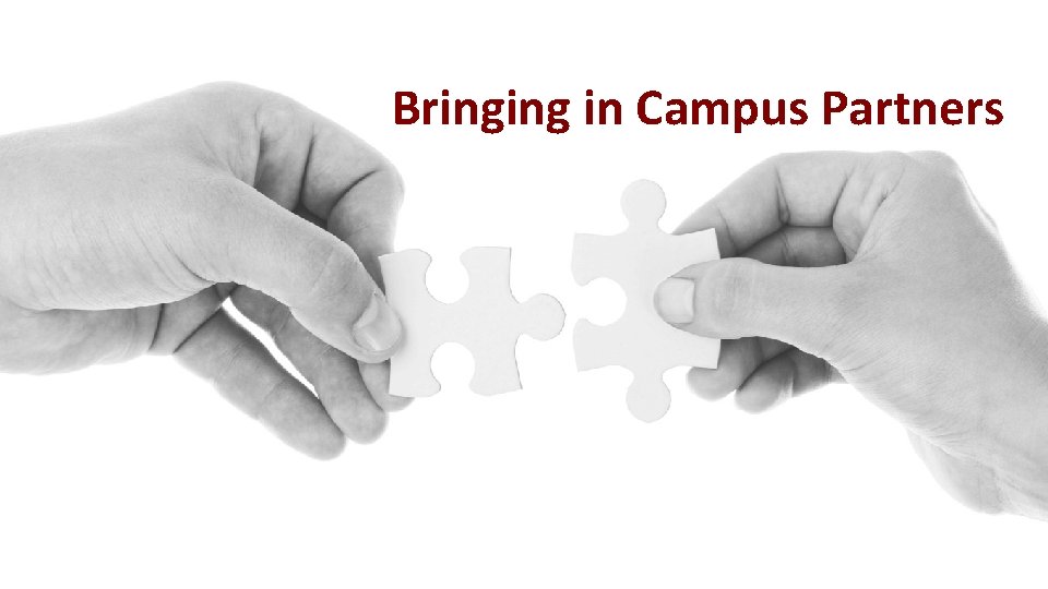 Bringing in Campus Partners 