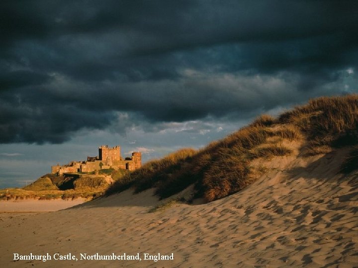 Bamburgh Castle, Northumberland, England 