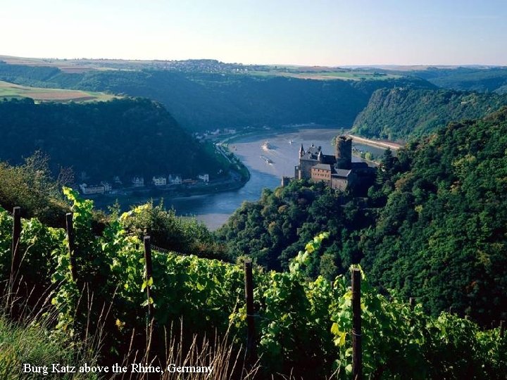 Burg Katz above the Rhine, Germany 